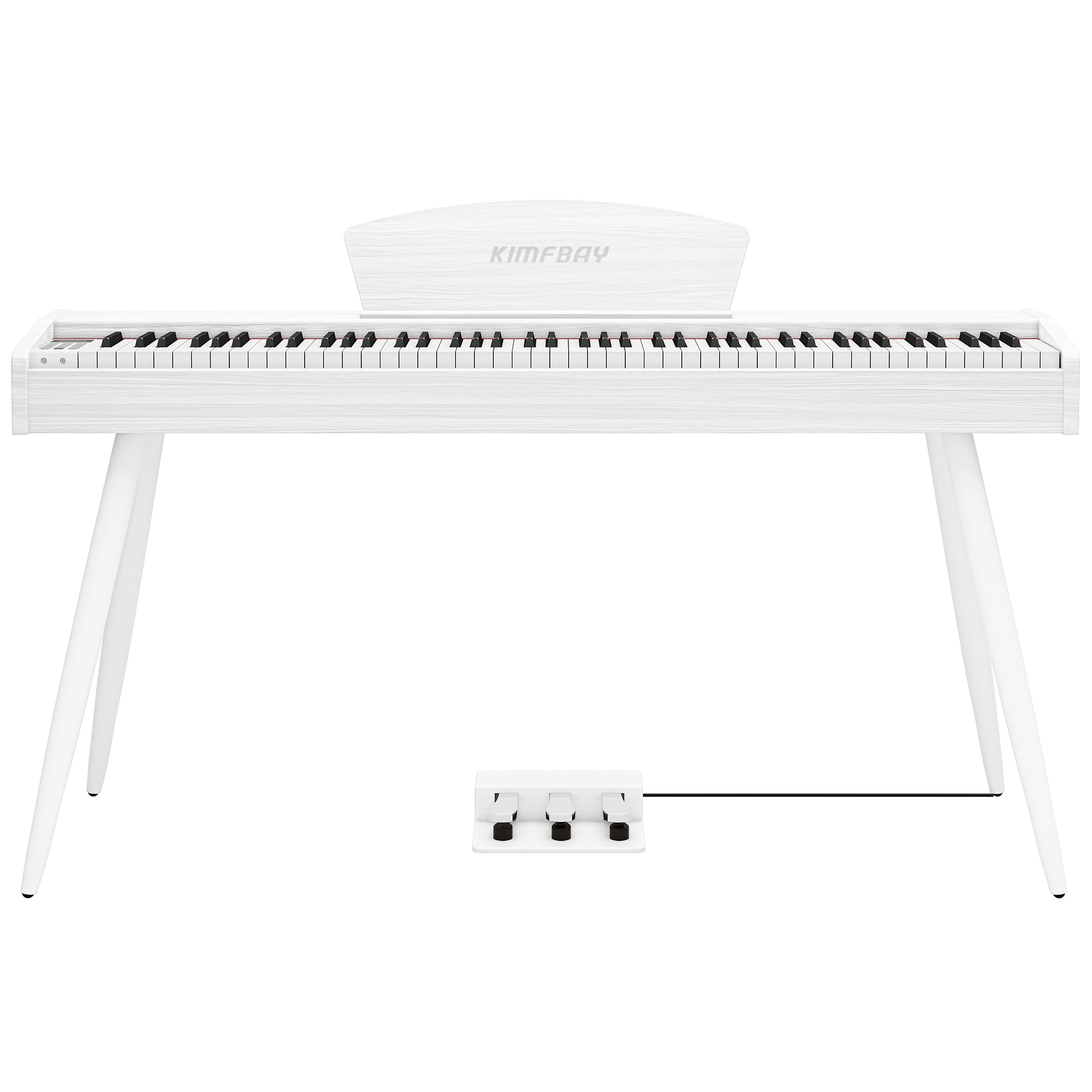 Amazon | KIMFBAY 電子ピアノ 88鍵盤 ハンマーアクション鍵盤 木製